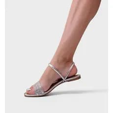 Rasteirinha Feminina 2 em 1 Infinity Shine com Brilho – Moderna, Confortável e Super Elegante - 7 Cores