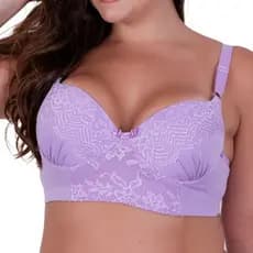 Sutiã plus size sutiã reforçado com bojo sustentação Carol