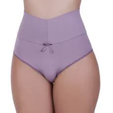 Kit 5 Calcinha Pós Parto Cintura Alta Calçola Cós Alto  Segura Barriga Cesária Thamires
