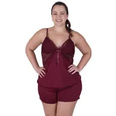 Baby Doll Plus Size Espera Marido Short Simone