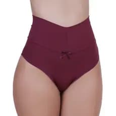 Calcinha Cós Alto Segura Barriga Tanga Modeladora Pós Parto Thamires