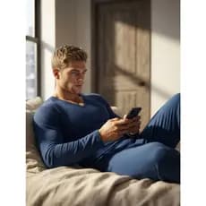Pijama de Inverno ou Verão Masculino Manga Longa ou Curta Calça ou Short Adulto de Frio ou Calor Alex ou Davi