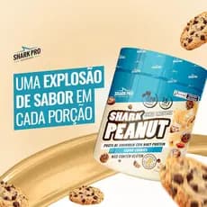 Pasta De Amendoim Com Whey Protein Zero Lactose 600g Shark Pro