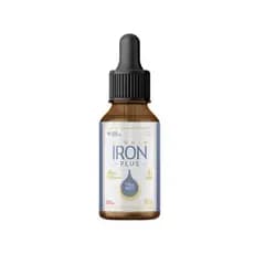 True Source Liquid Iron Plus Baby Kids Líquido de Ferro para Bebês e Crianças 30ml Morango