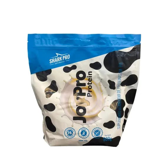 JoyPro Protein Refil 900g - Whey Lançamento Shark Pro com 20g de Proteína por Dose, Sem Açúcar, Zero Glúten