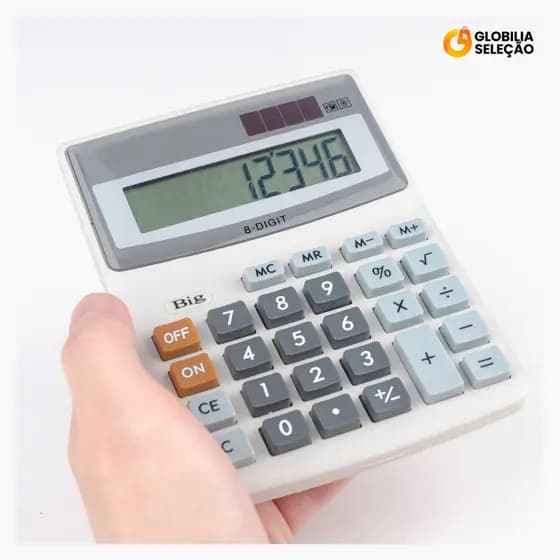 Calculadora LCD 8 dígitos Papelaria do estudante Ferramentas de exame Calculadoras ferramentas escritório Calculadora