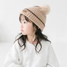 Gorro Touca Longo Infantil Menino Menina Tricotado Inverno Quente Fashion Para 2 a 6 anos FMZ0127-A