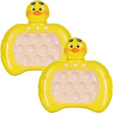 Kit 2 Pop it Eletrônico Infantil Pato Amarelo