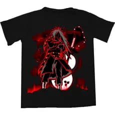 Camisa masculina Básica Camiseta Alta Qualidade 100% Algodão Estampa Madara Do Tamanho 2 ao GG