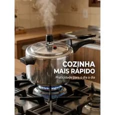 Panela de Pressão INMETRO 4,5L Cozinha Mais Rápido