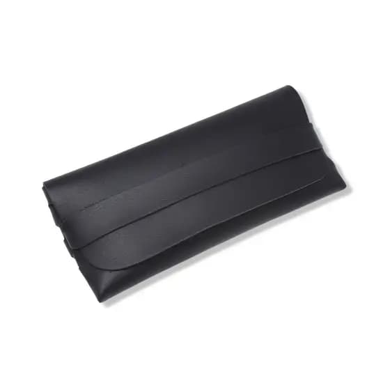 Porta Óculos de Sol Estojo em Couro Sintético case Resistente Premium Luxo Slim
