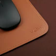 Mouse Pad Premium - Couro Ecológico 20x20
