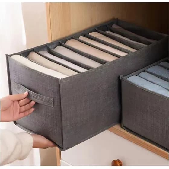 Kit 4 Organizadores Colmeia de Gaveta Roupas TNT Ecológico Anti-Poeira Insetos Umidade Multiuso Guarda-Roupas