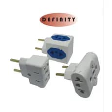 3 Adaptador Tomada Universal Bob Esponja, Cubo ou Benjamin