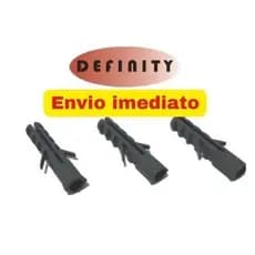 Bucha Plástica com anel, sem anel, tijolo furado. tamanhos 6, 8 e 10 Definity