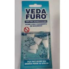 Veda Furo Tapa Furo Kit Reparo canos pvc