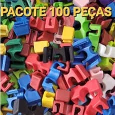 Adaptador Suporte Hashi Clip para Cabo Moto pacote 100 peças