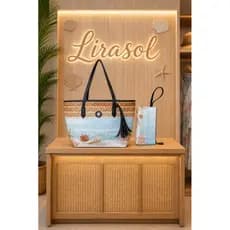 Bolsa Praia Feminino: Bolsa + Chinelo + Nécessaire – Estilo e Praticidade