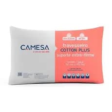 Travesseiro Camesa Cotton Plus 180 Fios Suporte Extra Firme 50x70cm