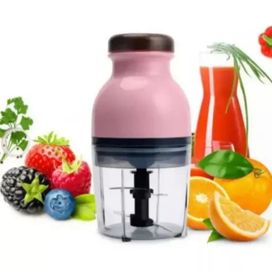 Mini Moedor Elétrico De Carne De Alimentos Picador De Frutas 110v Envio  imediato