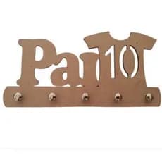 Kit 10 Porta Chave Pai Lembrancinha Dias Dos Pais Para Eventos Igreja Festa Presente Em Madeira Mdf
