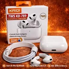 FONE DE OUVIDO BLUETOOT TIPO AIRPODS KAIDI