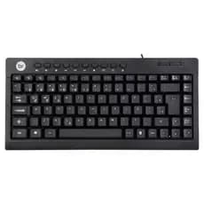 TECLADO MINI PRETO USB MULTIMÍDIA QWERTY BRIGHT 0505