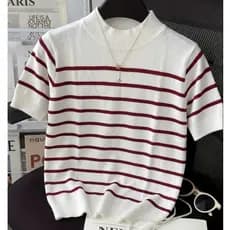 Camisa Tricot Brasil Tecido Liso Gola Redonda Elegante Look Brasil Copa