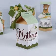 Kit Festa Infantil Caixinhas Personalizada - Tema Ursinho Premium PEGUE MONTE – Alta Qualidade