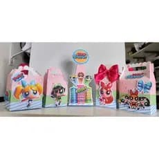Kit Festa Infantil Caixinhas Personalizada - Tema Super Poderosas Premium PEGUE MONTE