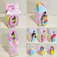 Caixinha Personalizada PEGUE MONTE - TEMA PRINCESAS CEREJINHAS — Kit Festa