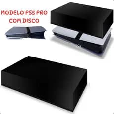 Capa Playstation 5 Pro Com Disco Play Personalizada Proteção Contra Poeira Anti Sujeira PS5