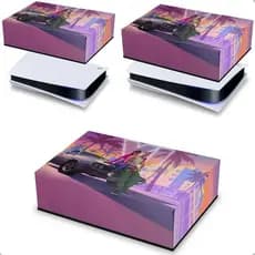 Capa PS5 Proteção Playstation 5 Fat Play Personalizada Anti Contra Poeira Protetora