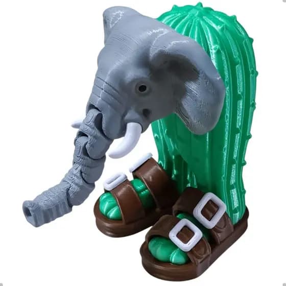 Brinquedo Boneco Articulado Lirili Larila Brainrot Italiano