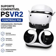 Suporte Base Mesa 3d Psvr 2 Controle Ps5 Playstation Vr Play
