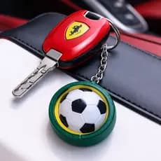 Chaveiro Spinner Bola De Futebol Giratório Copa Do Mundo Anti estresse