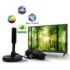 Antena Digital Metros interna Sinal TV HDTV Base Imã Externo a prova d'agua antena digital externa antena de tv