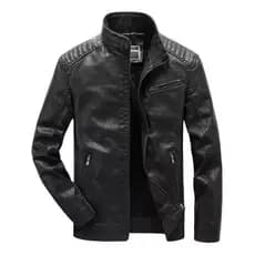 Jaqueta Couro Masculina Elegante Resistente Reforçada Slim Fit