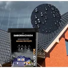 Tinta Emborrachada Realcecor 18L - Proteção Total Contra Umidade e Fissuras