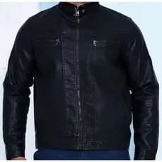 Jaqueta Masculina Premium em Couro Sintético – Estilo e Conforto