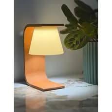 Luminária Abajur LED USB De Mesa Moderna 3 Tons Quarto Sala Escritório Decoração Premium Luxo
