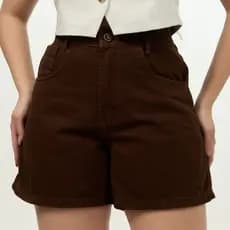 Short Bermuda Jeans Feminino - Boho Cacau