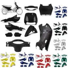 Kit Carenagem Moto Honda Biz 100 1998 1999 2000 2001 2002 2003 2004 2005 Completa Mod Original