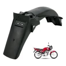 Paralama Traseiro Ybr 125 2000 01 02 03 04 05 06 07 08 Suporte De Placa Rabo Tatu Rabeta Para Barro