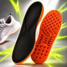 Palmilha Ortopédica de Gel Para Bota Botina Calçado de Segurança Esporão Fascite Plantar Dor no pé