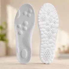Palmilha Ortopédica Gel 4D Nuvem Fascite Plantar Esporão Alto Conforto Anatômica Absorção