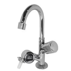 Torneira De Mesa Bica Móvel Saída P/ Maquina C-40 1/4 De Volta Cozinha Área Externa