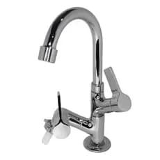 Torneira De Mesa Bica Móvel Saída P/ Maquina C-70 1/4 De Volta Cozinha Área Externa