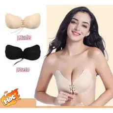 🔥Top ！Sutiã Silicone Adesivo Invisível Com Amarração Levanta Seio Push Up-Design delicado e prático