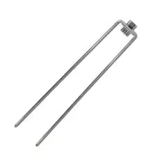 Garfo Duplo Com Trava Inox Para Espeto Triplo Gastrobel